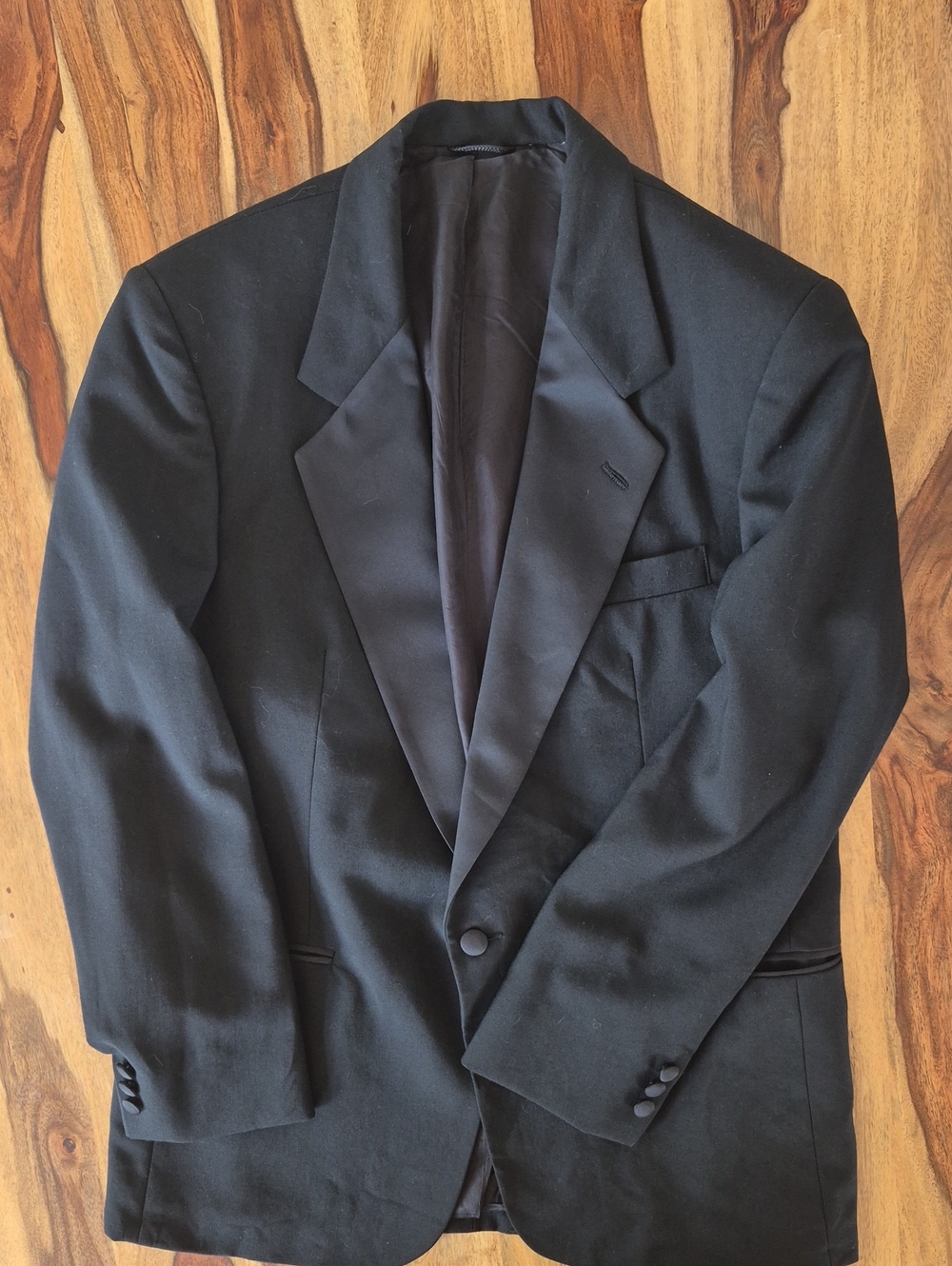 Kuppenheimer Vtg. 100% Wool One Button Tuxedo Sz 41R